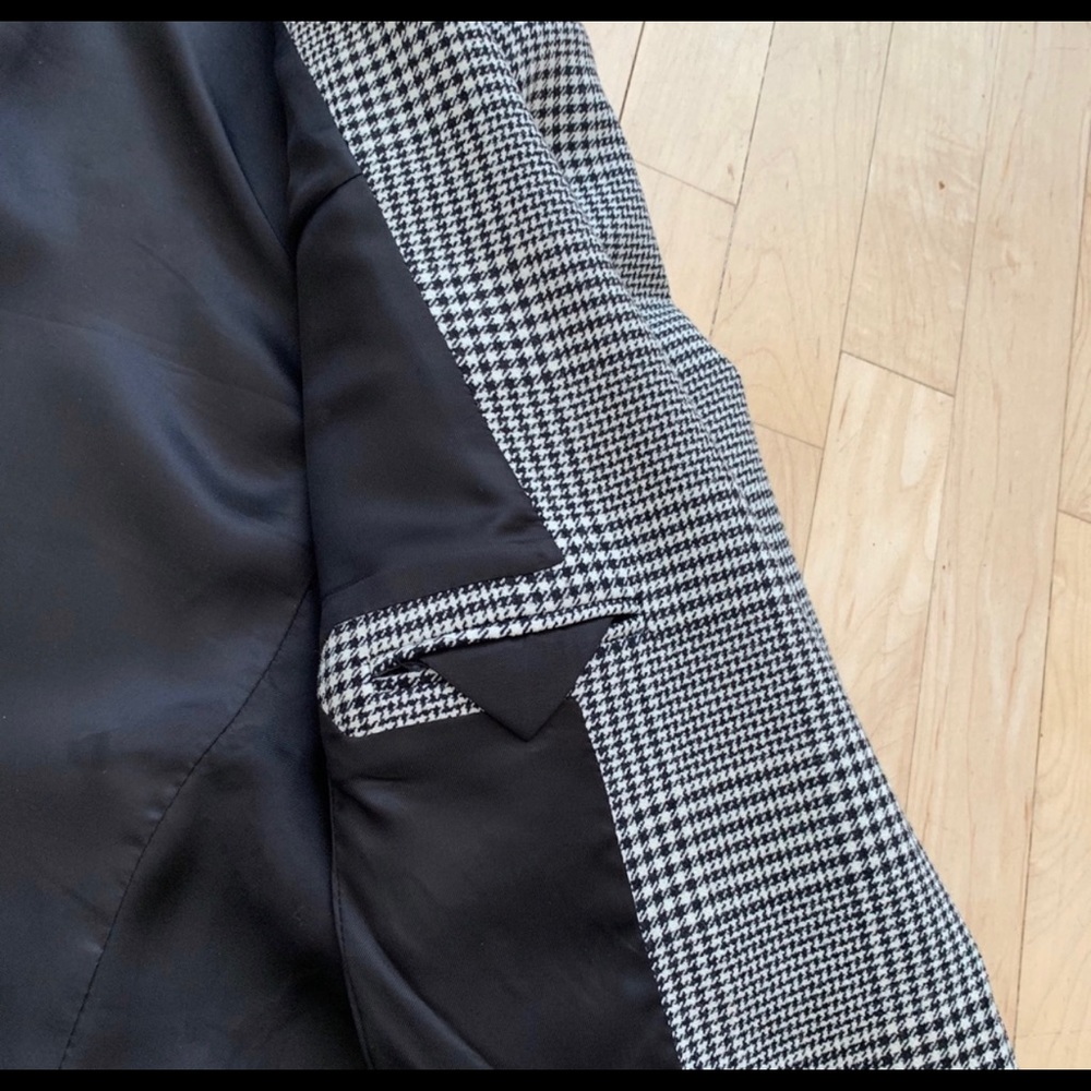 Zara Checked Double-Breasted Jacket - image 6